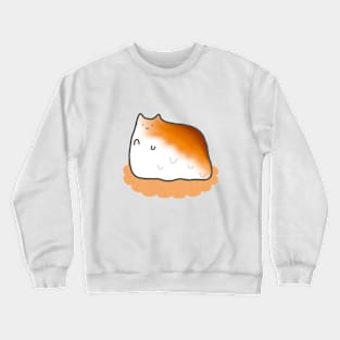 Toasted Marshmallow Cat Simple Cute Sweet Neko Meme Funny Food Anime Crewneck Sweatshirt